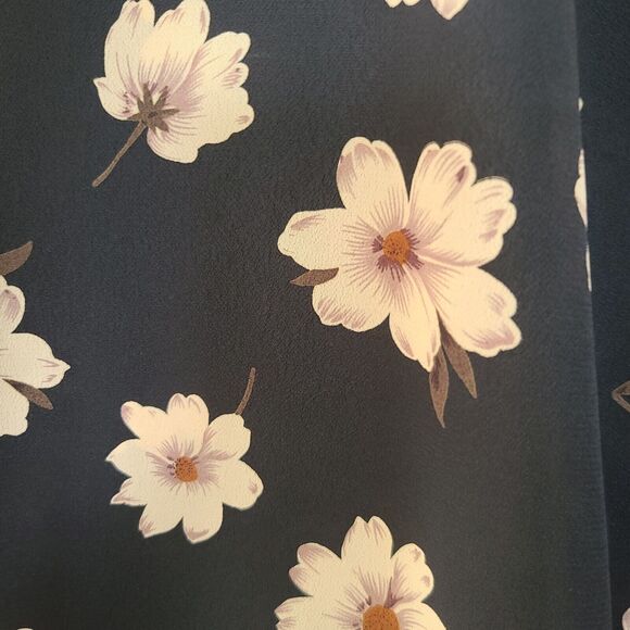 Renee Adams Limited Womens Skirt Multicolor Size Medium 100% Polyester Buttons - Picture 9 of 12